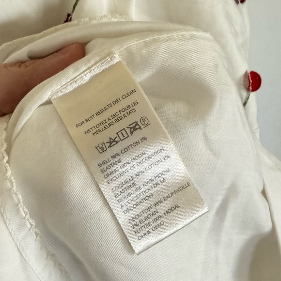 Anthropologie Maeve The Brynne 3D Cherry Mini Dress - Picture 6 of 6